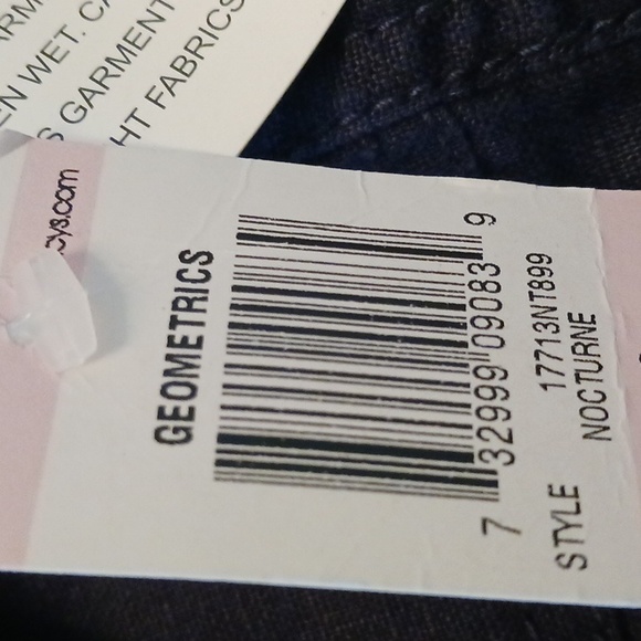 Inc Shorts Navy Blue Size 10 - Picture 3 of 3